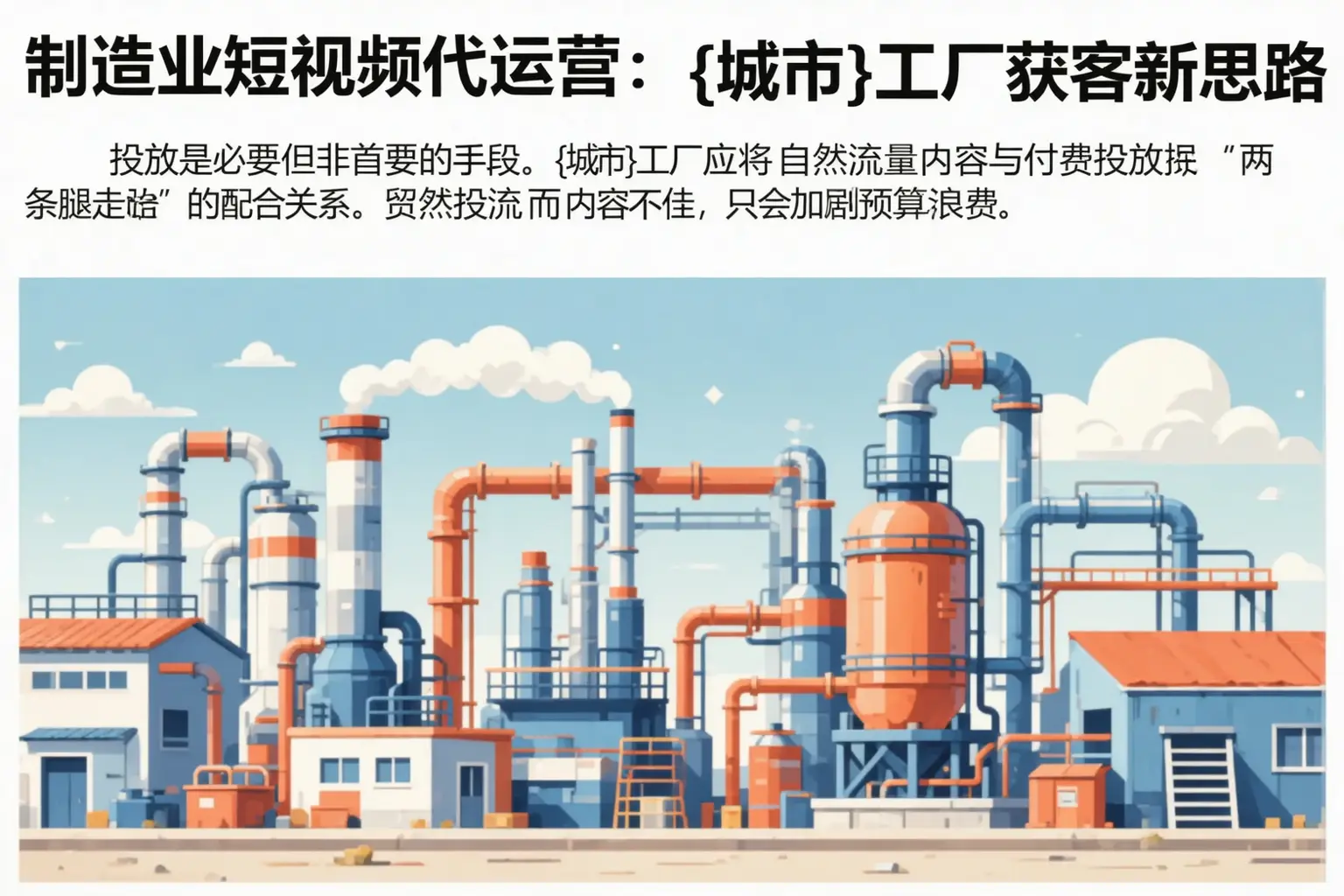 制造业短视频代运营：安泽工厂获客新思路